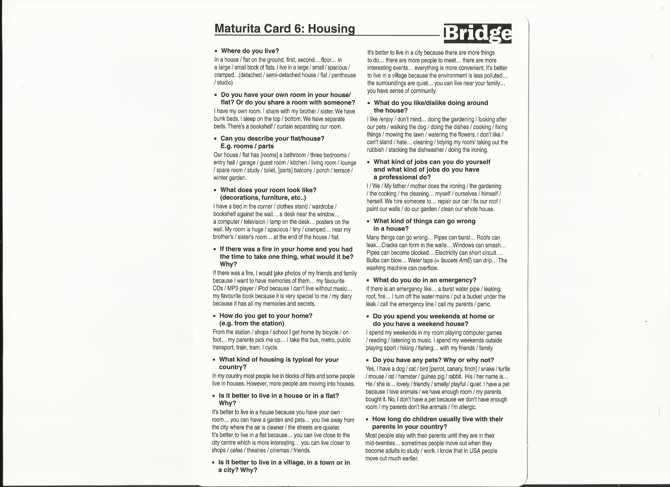 MATURITA CARDS Gažová